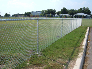 Galvanised chain link Fence installed in Lagos by Bisi-Best Nigeria Limited