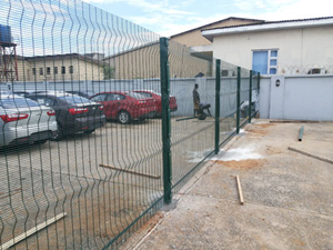 Piling Mesh Fence installed in Lagos by Bisi-Best Nigeria Limited
